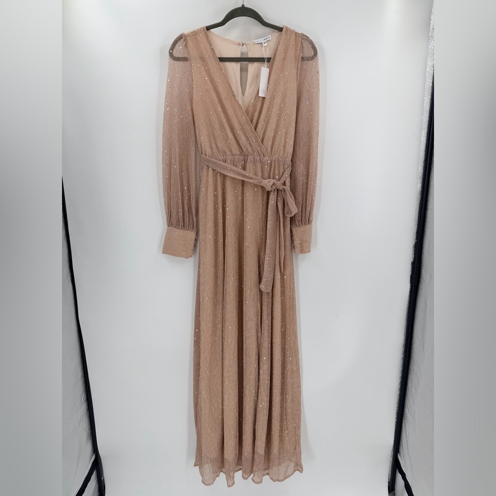 Baltic Born Abigail Sparkle Gown Maxi Dress Size Medium NEW - Picture 2 of 5